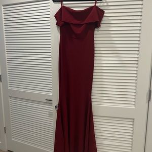 COPY - Formal maroon gown